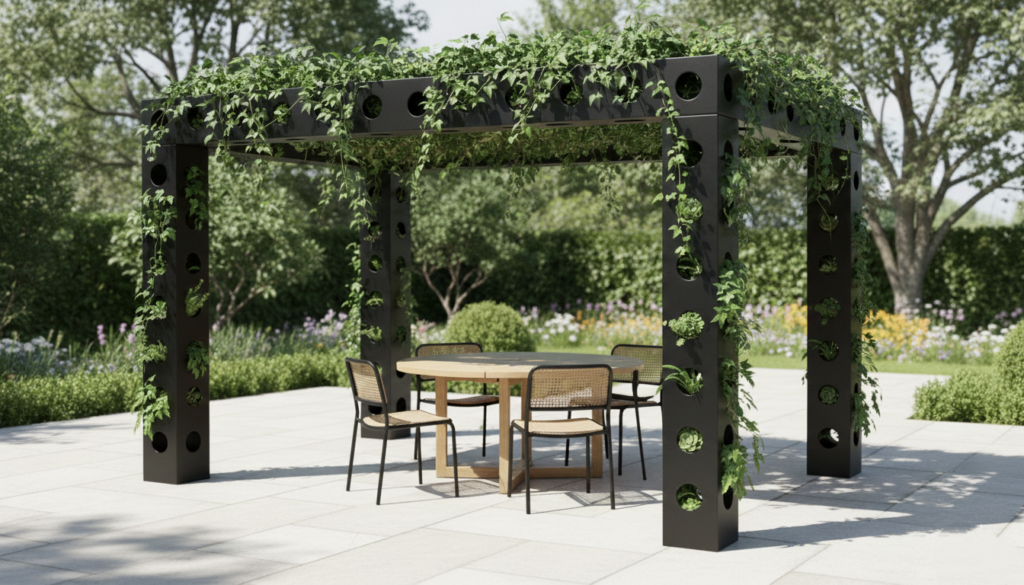 Le Pavillon de Flore — pergola végétale jardins exceptionnels