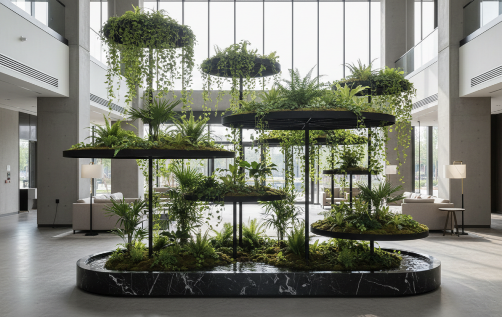 L'Archipel — installation hall d'hôtel et palace